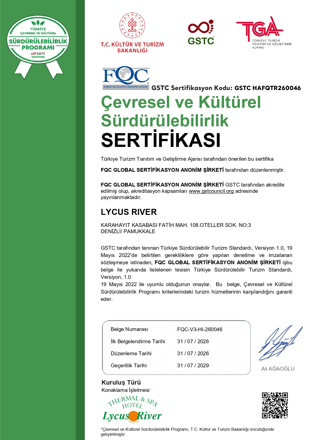 Lycus River Rapor Sayfa 1